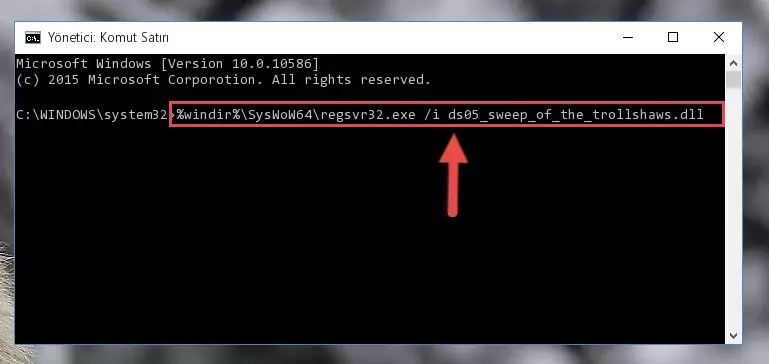 Ds05_sweep_of_the_trollshaws.dll dosyasının kaydını sistemden kaldırma