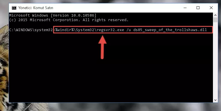 Ds05_sweep_of_the_trollshaws.dll dosyasını .zip dosyası içinden çıkarma