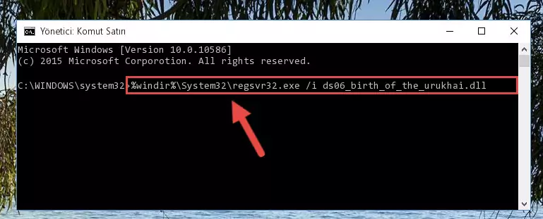 Ds06_birth_of_the_urukhai.dll dosyasının hasarlı kaydını silme