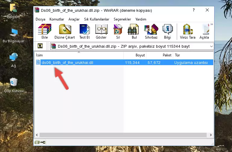 Program kurulum dizinine Ds06_birth_of_the_urukhai.dll dosyasını kopyalama.