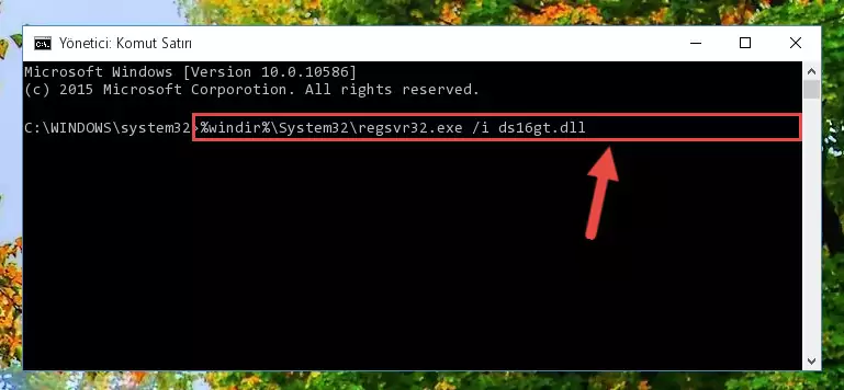 Ds16gt.dll kütüphanesinin Windows Kayıt Defterindeki sorunlu kaydını silme