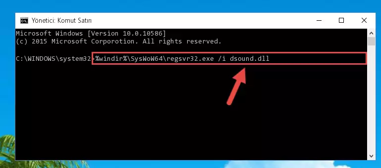 Dsound.dll kütüphanesinin Windows Kayıt Defteri üzerindeki sorunlu kaydını temizleme