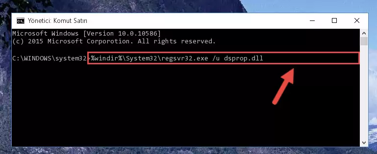 Dsprop.dll dosyası için Regedit (Windows Kayıt Defteri) üzerinde temiz kayıt oluşturma