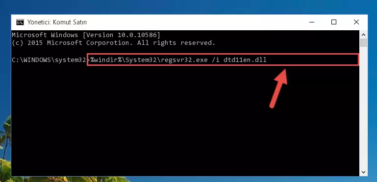 Dtd11en.dll kütüphanesinin Windows Kayıt Defteri üzerindeki sorunlu kaydını temizleme