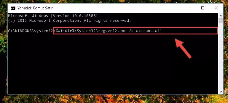 Dxtrans.dll dosyası için Windows Kayıt Defterinde yeni kayıt oluşturma