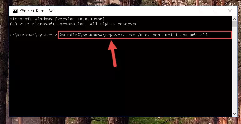 E2_pentiumiii_cpu_mfc.dll kütüphanesi için temiz kayıt yaratma (64 Bit için)