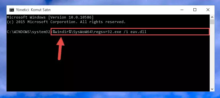Eav.dll dosyasının bozuk kaydını Windows Kayıt Defterinden kaldırma (64 Bit için)
