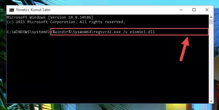 Eiomini.dll dosyası için Regedit (Windows Kayıt Defteri) üzerinde temiz kayıt oluşturma