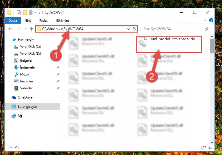 Eml_model_coverage_demo_sfun.dll dosyasını Windows/sysWOW64 dizinine kopyalama