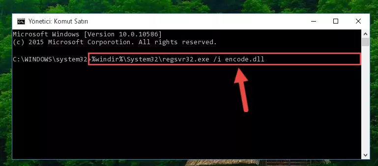 Encode.dll kütüphanesi için temiz kayıt oluşturma (64 Bit için)