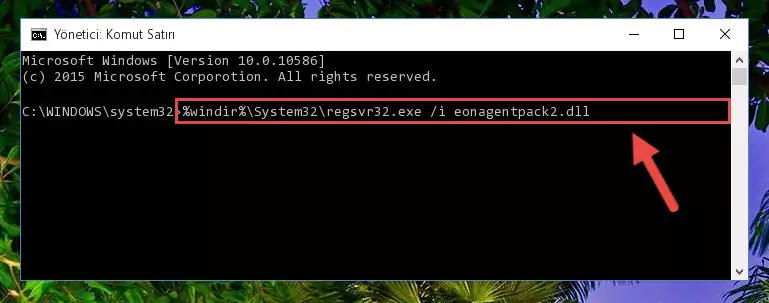 Eonagentpack2.dll dosyası için temiz kayıt oluşturma (64 Bit için)