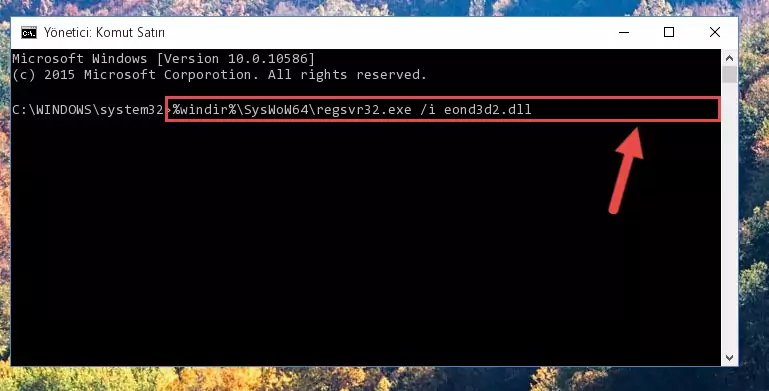 Eond3d2.dll dosyasının Windows Kayıt Defterindeki sorunlu kaydını silme