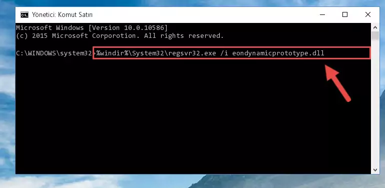Eondynamicprototype.dll dosyasının Windows Kayıt Defterindeki sorunlu kaydını silme