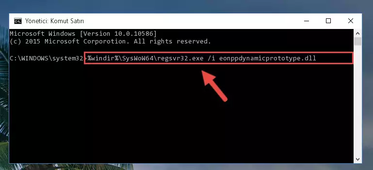 Eonppdynamicprototype.dll dosyasının bozuk kaydını Windows Kayıt Defterinden kaldırma (64 Bit için)