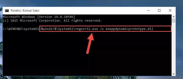 Eonppdynamicprototype.dll dosyası için Windows Kayıt Defterinde yeni kayıt oluşturma