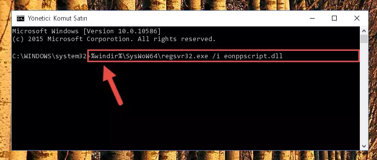 Eonppscript.dll dosyasının sorunlu kaydını Regedit'den kaldırma (64 Bit için)
