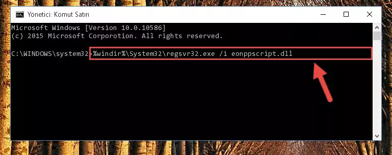 Eonppscript.dll dosyasının Windows Kayıt Defterindeki sorunlu kaydını silme