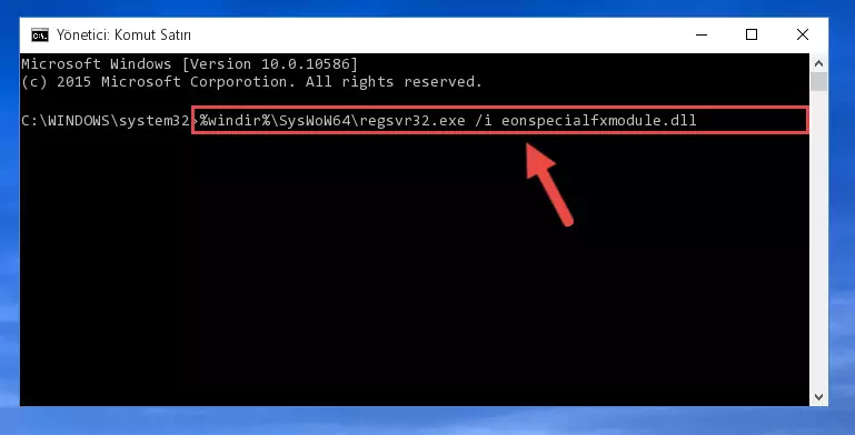 Eonspecialfxmodule.dll kütüphanesinin Windows Kayıt Defterindeki sorunlu kaydını silme