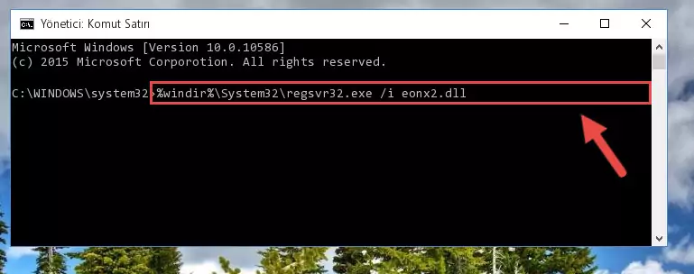 Eonx2.dll kütüphanesinin Windows Kayıt Defterindeki sorunlu kaydını silme