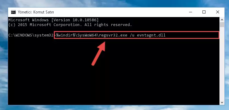 Evntagnt.dll dosyası için temiz kayıt oluşturma (64 Bit için)