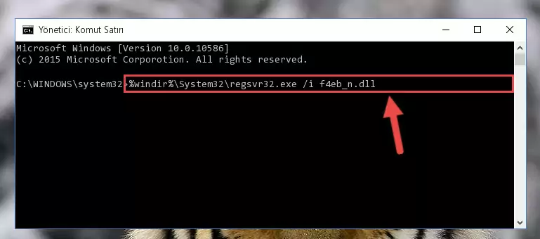 F4eb_n.dll dosyasının Windows Kayıt Defterindeki sorunlu kaydını silme