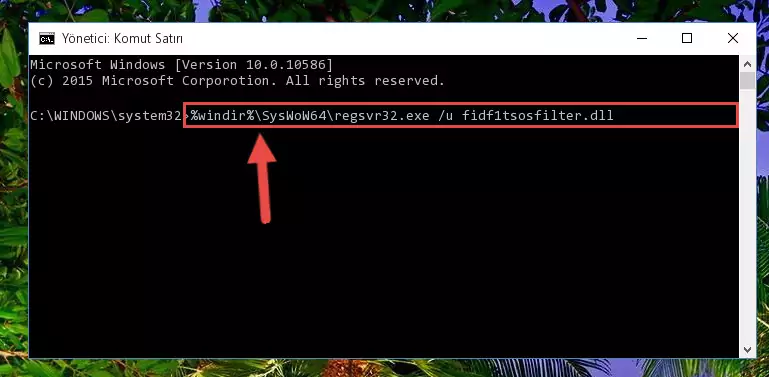Fidf1tsosfilter.dll kütüphanesi için temiz ve doğru kayıt yaratma (64 Bit için)