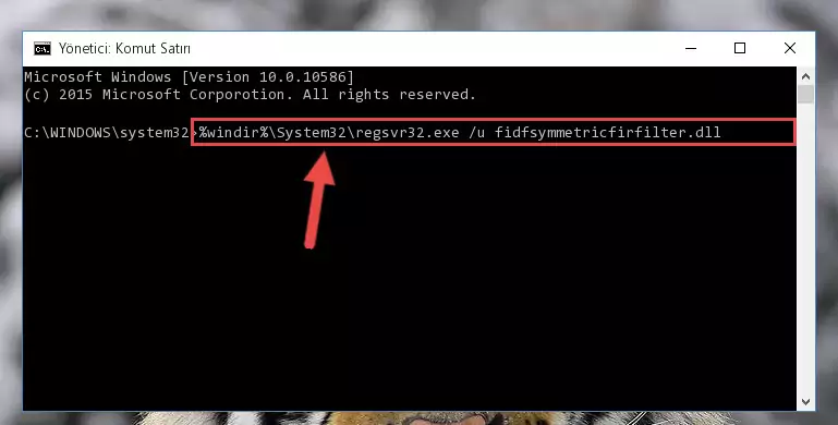 Fidfsymmetricfirfilter.dll dosyası için Regedit (Windows Kayıt Defteri) üzerinde temiz kayıt oluşturma