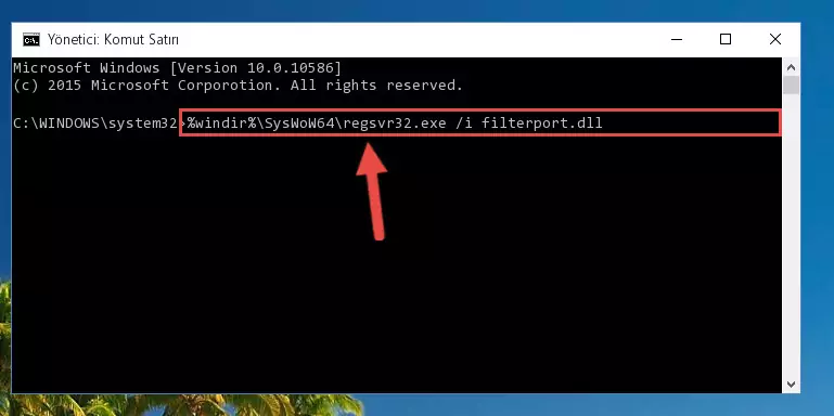 Filterport.dll kütüphanesinin sorunlu kaydını Regedit'den kaldırma (64 Bit için)