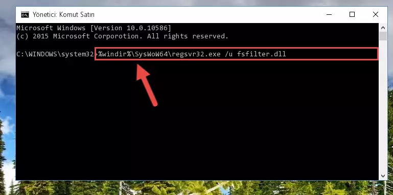 Fsfilter.dll kütüphanesi için temiz ve doğru kayıt yaratma (64 Bit için)