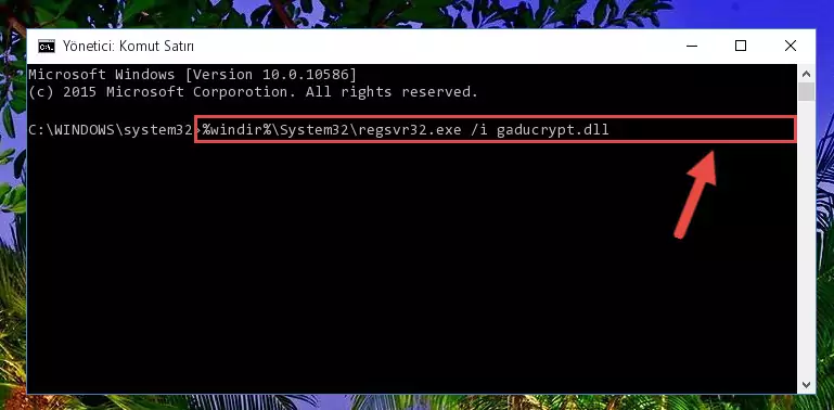 Gaducrypt.dll dosyası için temiz kayıt oluşturma (64 Bit için)