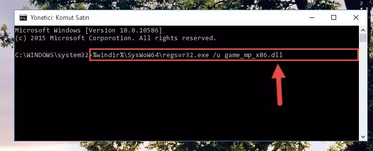 Game_mp_x86.dll dosyası için temiz kayıt oluşturma (64 Bit için)