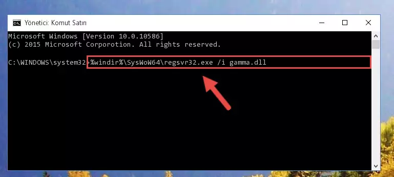 Gamma.dll dosyasının Windows Kayıt Defterindeki sorunlu kaydını silme