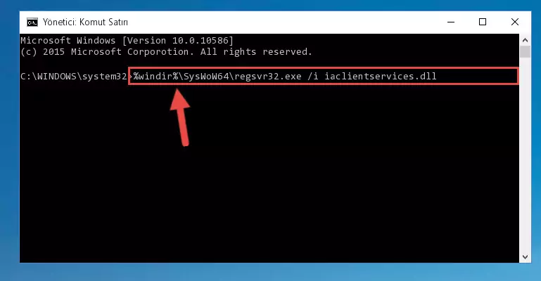Iaclientservices.dll dosyasının Windows Kayıt Defteri üzerindeki sorunlu kaydını temizleme