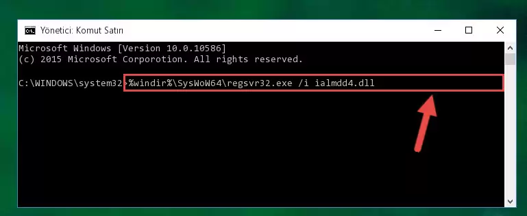 Ialmdd4.dll kütüphanesinin Windows Kayıt Defterindeki sorunlu kaydını silme