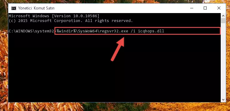 Icqhops.dll kütüphanesinin Windows Kayıt Defterindeki sorunlu kaydını silme