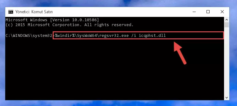 Icqphst.dll dosyasının sorunlu kaydını Regedit'den kaldırma (64 Bit için)