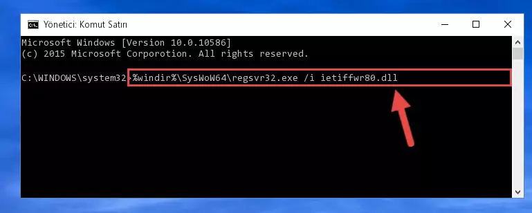 Ietiffwr80.dll dosyasının Windows Kayıt Defterindeki sorunlu kaydını silme