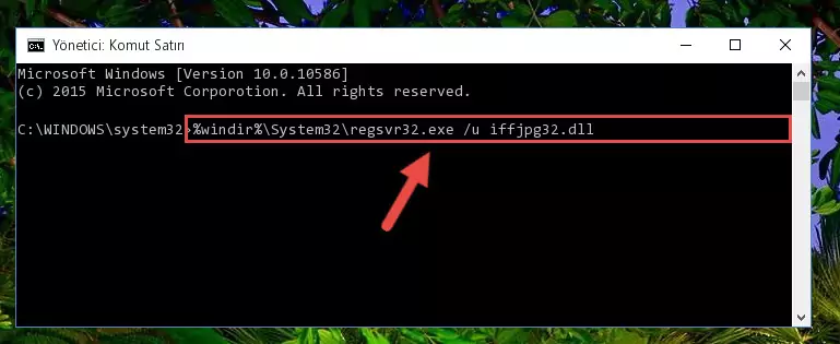 Iffjpg32.dll dosyasını .zip dosyası içinden çıkarma