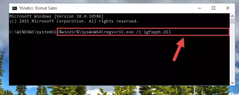 Igfxpph.dll dosyasının Windows Kayıt Defterindeki sorunlu kaydını silme