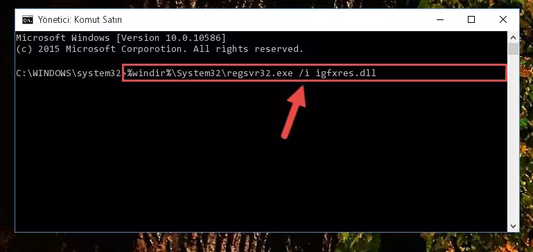 Igfxres.dll dosyasının kaydını sistemden kaldırma