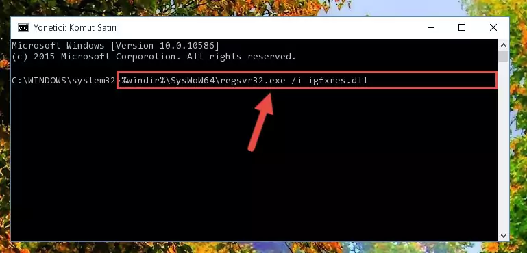 Igfxres.dll dosyasının bozuk kaydını Kayıt Defterinden kaldırma (64 Bit için)
