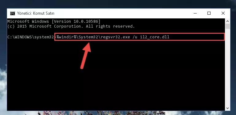 Il2_core.dll kütüphanesi için Regedit (Windows Kayıt Defteri) üzerinde temiz kayıt oluşturma