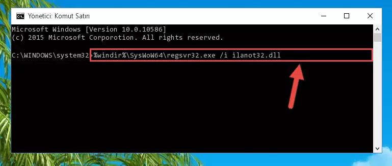 Ilanot32.dll kütüphanesinin Windows Kayıt Defteri üzerindeki sorunlu kaydını temizleme