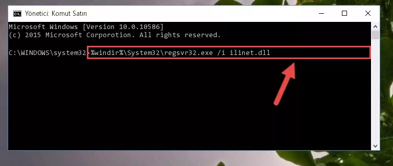 Ilinet.dll dosyasının Windows Kayıt Defteri üzerindeki sorunlu kaydını temizleme