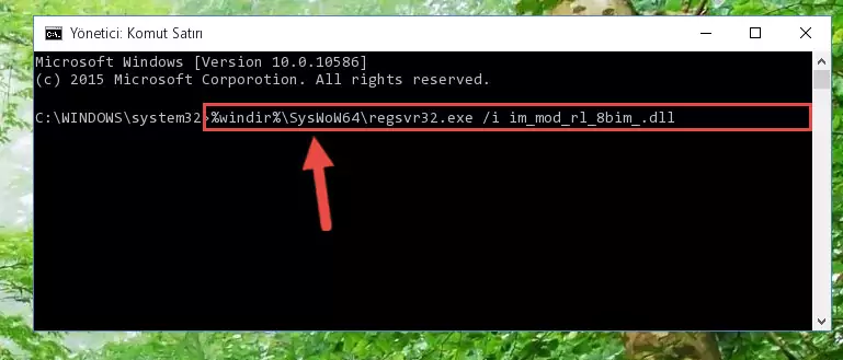 Im_mod_rl_8bim_.dll kütüphanesinin Windows Kayıt Defteri üzerindeki sorunlu kaydını temizleme