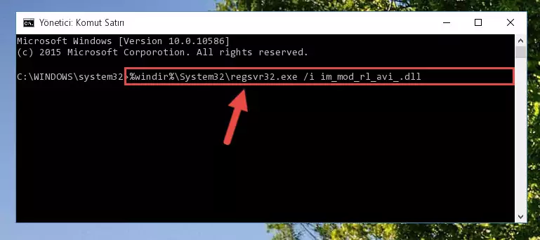 Im_mod_rl_avi_.dll kütüphanesi için temiz ve doğru kayıt yaratma (64 Bit için)