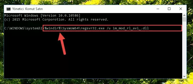Im_mod_rl_avi_.dll kütüphanesi için yeni kayıt oluşturma