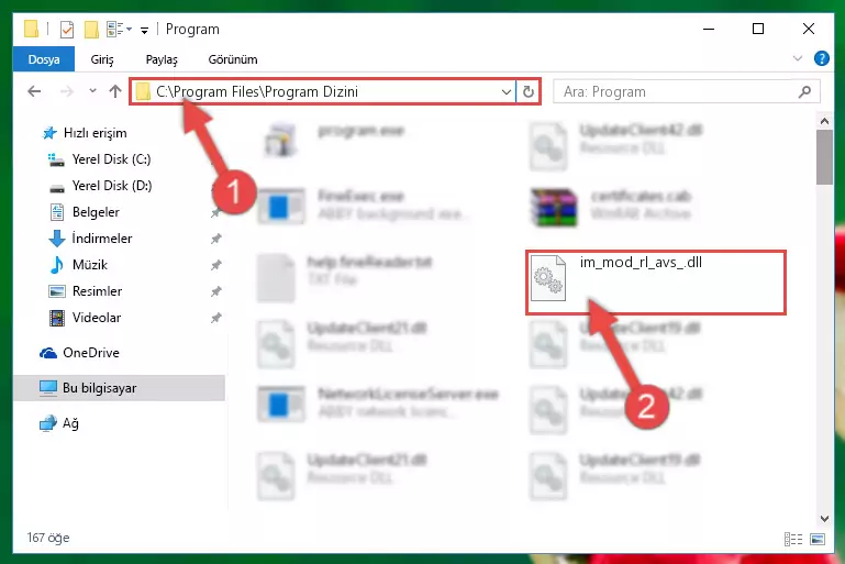 Im_mod_rl_avs_.dll kütüphanesinin hasarlı kaydını sistemden kaldırma (64 Bit için)