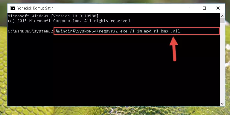 Im_mod_rl_bmp_.dll kütüphanesinin bozuk kaydını Windows Kayıt Defterinden kaldırma (64 Bit için)