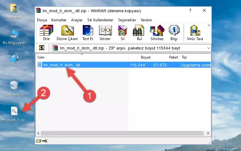 Im_mod_rl_dcm_.dll dosyasını programın kurulum dizinine kopyalama
